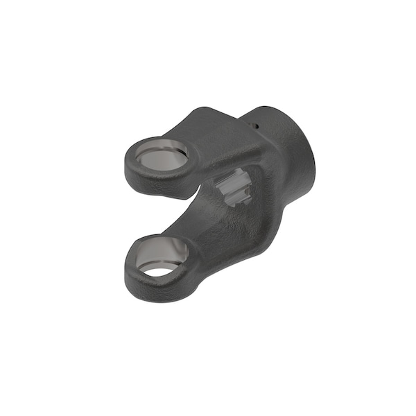 Spline Bore Implement Yoke (w/ Pin Hole) 0" x0" x0"